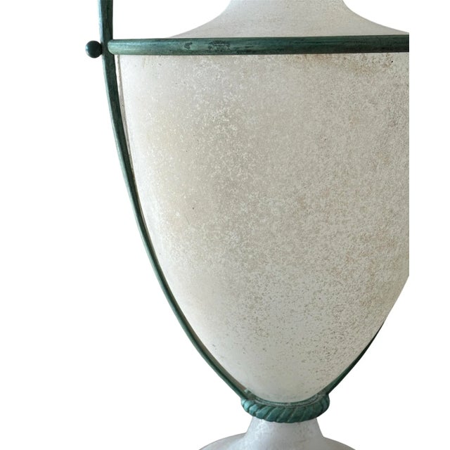 Metal 1980' Seguso's Italian Scavo Murano Glass and Bronze Vase by Silvia Buscaroli for Seguso Vetri d'Arte For Sale - Image 7 of 8