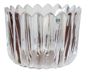 Orrefors "Crown" Heavy Crystal Bowl
