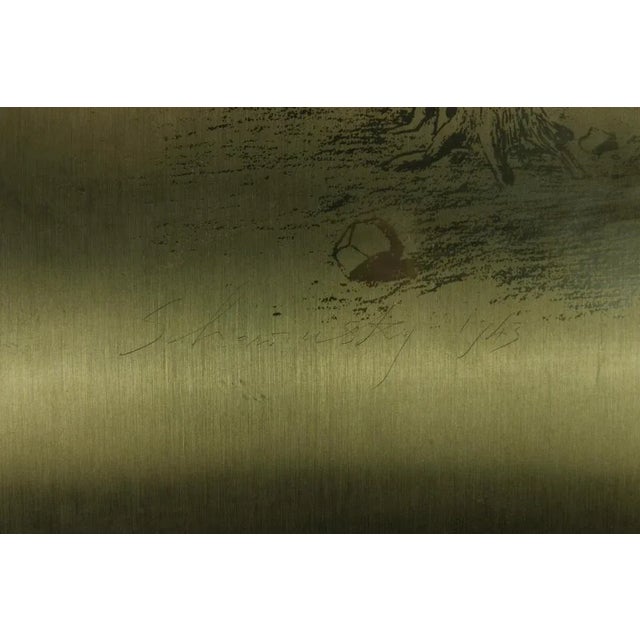 Alexander Schawinsky, Bird Man, 1943, Mixed Media, Framed For Sale - Image 3 of 5