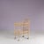 Bamboo Trolley with Glass Tops, Italy, 1950s For Sale - Image 11 of 13