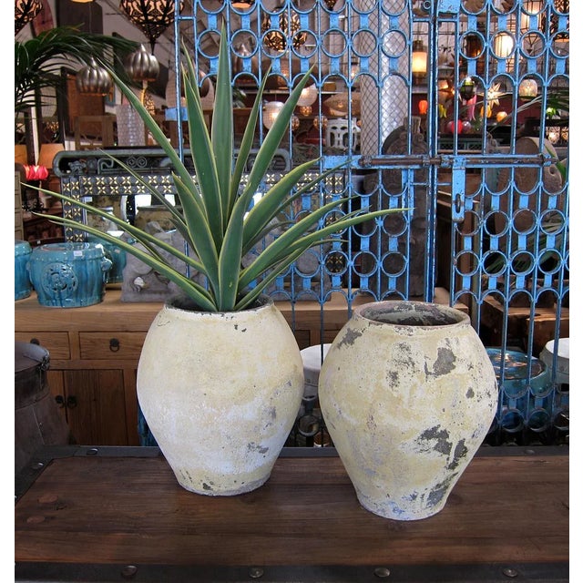 Mediterranean Small Earth Ware Pot For Sale - Image 3 of 7