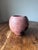 Red Saggar-Fired Studio Pottery Vase Signed Cf For Sale - Image 8 of 10