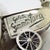 Metal Vintage Italian Handmade Genuine Silver Large Italian Ice Cream Cart Figurine, Made in Tuscany (Arezzo) Exclusive Sammontana Gelati Italian Brand For Sale - Image 7 of 12