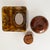 1990s 1990s Labrazel Tortoise Murano Glass Tissue Cover, Tumbler & Soap Dish, Italy, Set of 3 For Sale - Image 5 of 11