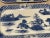 Ceramic Vintage Blue and White Chinoiserie Rectangular Plates Set of 2 For Sale - Image 7 of 8