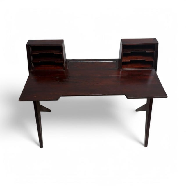 Modern Palo Santo Desk from Gio Ponti For Sale - Image 3 of 8