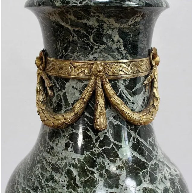 Louis XVI Style Baluster Vases, 19th-Century, Set of 2 For Sale - Image 11 of 18