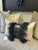 Ostrich Navy Pillow For Sale - Image 4 of 4