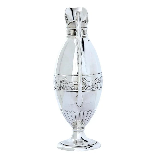 Antique Silver Claret Jug by Frederick Elkington For Sale - Image 9 of 12