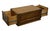 Drexel Drexel Heritage Solid Pecan Campaign Style 36x21" Accent Storage Coffee Table For Sale - Image 4 of 11