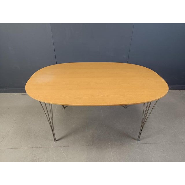 Superellipse Table by Bruno Mathsson and Piet Hein for Fritz Hansen, 2007 For Sale - Image 12 of 13