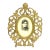 Antique Brass Picture Frame For Sale