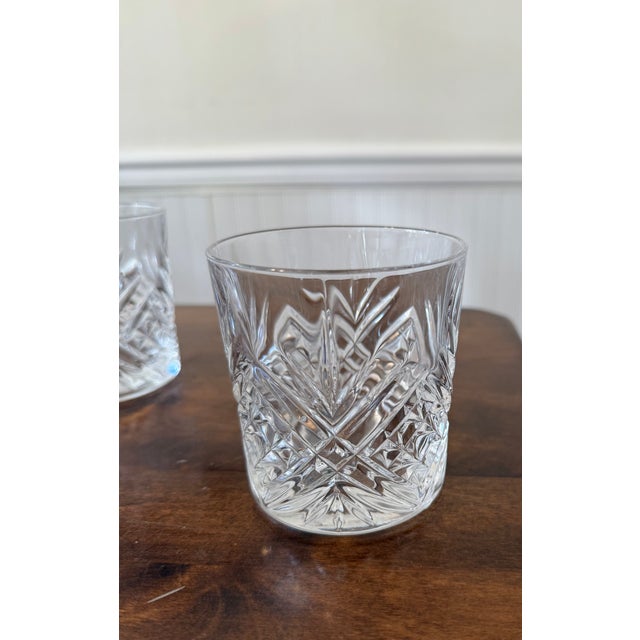 Cristal De’ Flandre Decanter With Five Cristal D’ Arques Masquerade Glasses For Sale - Image 17 of 18