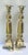 Japanese 1960s Chinoiserie Tall Brass Candlesticks a Pair For Sale - Image 3 of 10