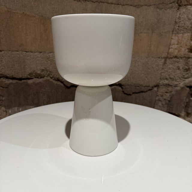 Ceramic Iittala Nappula Plant Pot by Matti Klenell Scandinavian Modern For Sale - Image 7 of 11