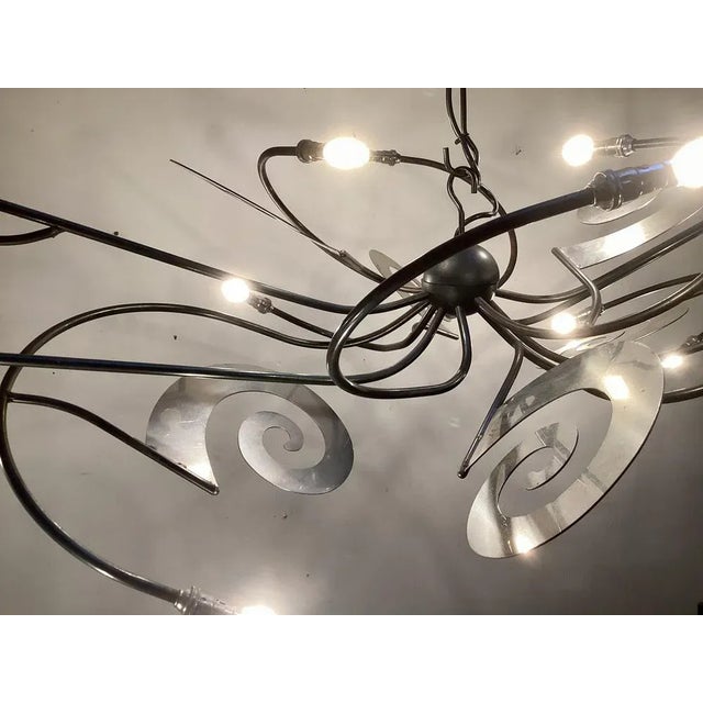 Chandelier by Maroeska Metz, 1980s For Sale - Image 6 of 11