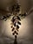 Hand-Painted Wisteria Flower Wall Lamps by Hans Kögl, 1970s, Set of 3 For Sale - Image 12 of 14