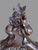 Mid 20th Century Vintage Floral Carved Wall Hanging Clock Sweden Westerstrand For Sale - Image 5 of 10
