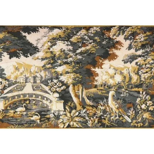 Aubusson Woven Verdure Tapestry by Robert Four For Sale - Image 4 of 8