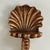 Wood Group of Four Antique Italian Seashell and Seahorse Wall Brackets For Sale - Image 7 of 14
