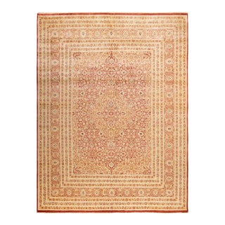 Mogul, One-of-a-Kind Hand-Knotted Area Rug - Orange, 9' 3" x 12' 2" For Sale