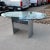 Chrome Postmodern Polished Chrome Pedestal Base Glass Top Dining Table For Sale - Image 8 of 13