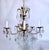 This is a decorative Spanish brass chandelier with 30% leaded Swedish cut drop crystal and octagon chain. The chandelier...