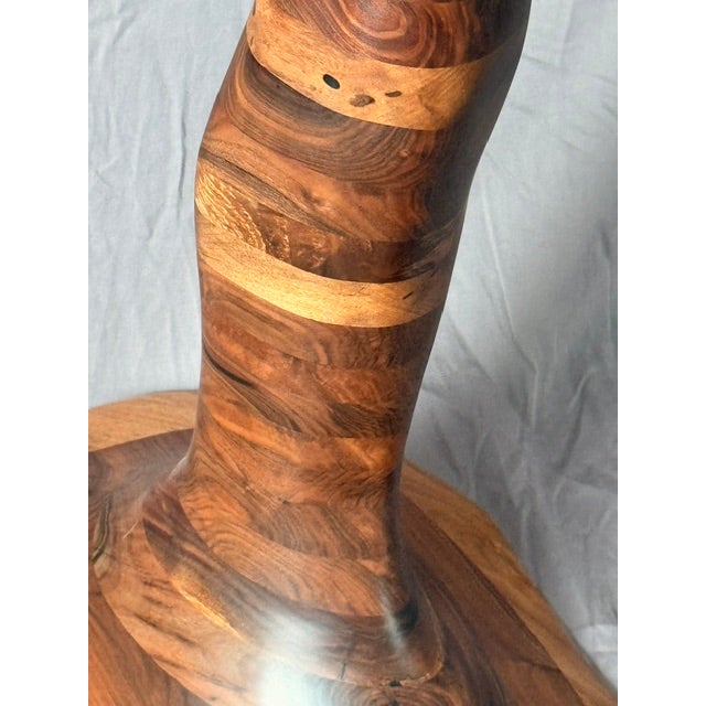 The Zebra Slot Hoodoo Side Table by Green Coyote For Sale In Monterey, CA - Image 6 of 14