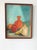 Colorful still life in orange frame with gloss black inlays. Just that pop of color a room needs. Painting depicts orange-...