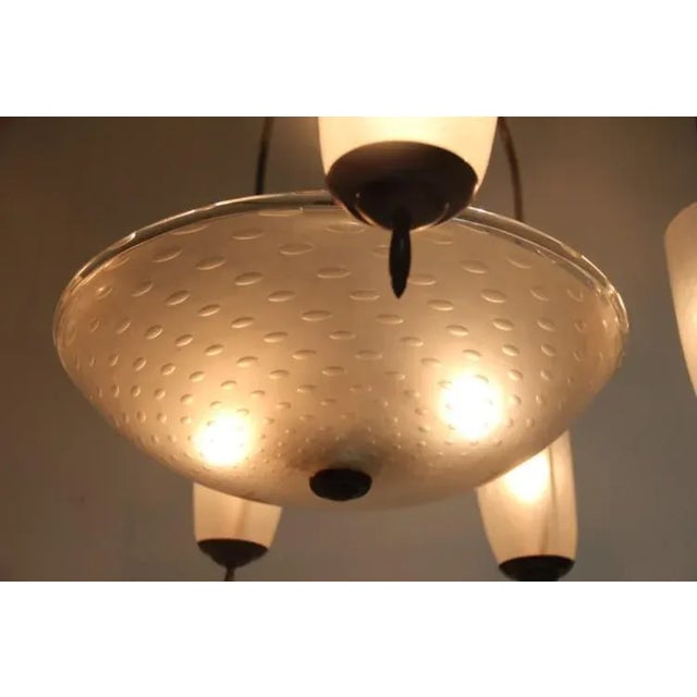 Murano Glass Chandelier, 1950s For Sale - Image 4 of 18