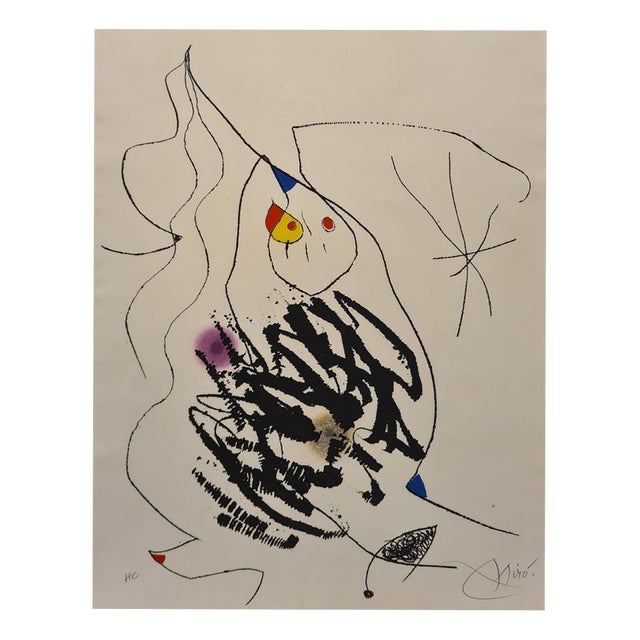 Joan Miró, Diary of an Engraver I, 1975, Etching For Sale