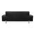 AK 644 3-Seater Sofa and Lounge Chair in Black Leather from Rolf Benz, Set of 2 For Sale - Image 18 of 18