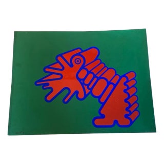 Renato Volpini, Gear for Space Machine, 1970s, Screenprint For Sale