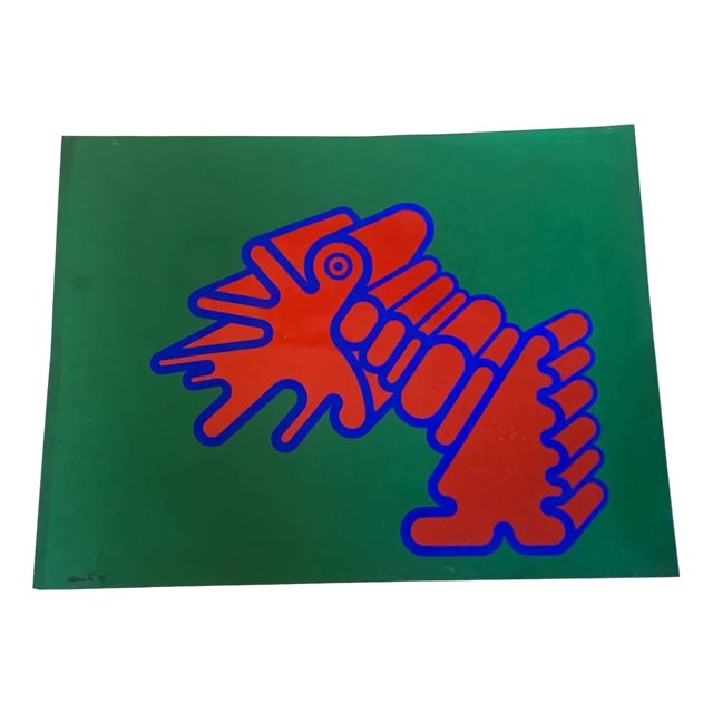 Renato Volpini, Gear for Space Machine, 1970s, Screenprint For Sale