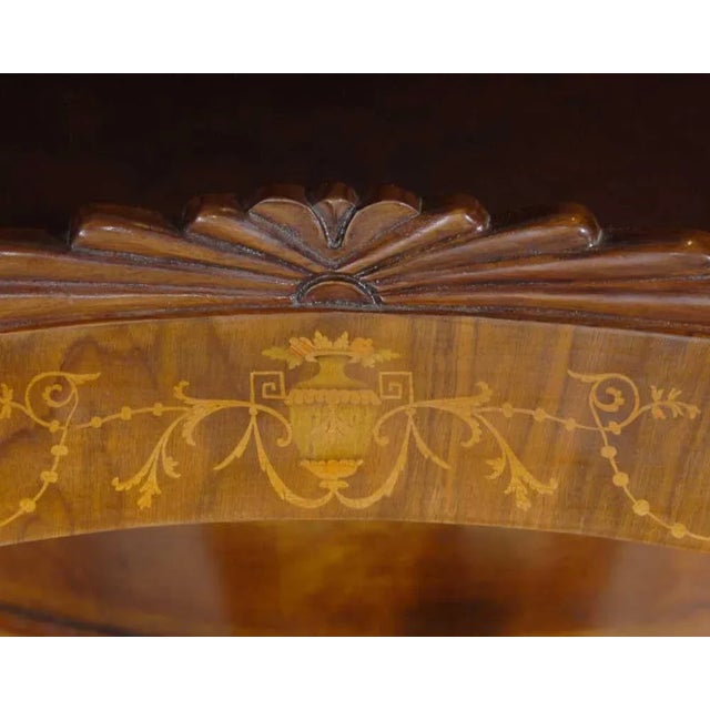 English Regency Dining Chairs with Walnut Inlay, Set of 12 For Sale - Image 11 of 18