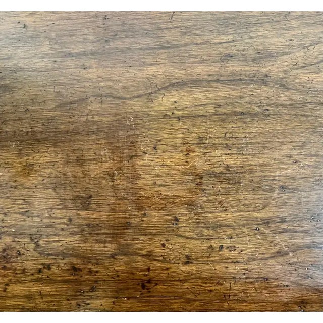 French Louis XVI Style Carved & Antiqued Finish Green Side or End Table For Sale - Image 11 of 11