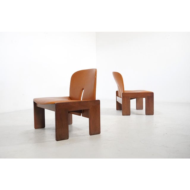 Set of Model 925 Easy Chairs by Afra & Tobia Scarpa for Cassina, 1970s For Sale - Image 13 of 13