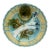 French Majolica Asparagus Plate Salins, Circa 1890 For Sale