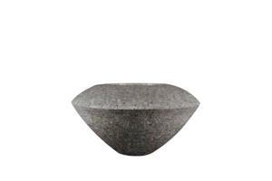 Italian Grigio Low-Density Polyethylene Trotty Vase with Bisazza Mosaic from VGnewtrend