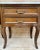 Wood Mid-Century Walnut Nightstands with Drawers and Marble Tops, 1950s, Set of 2 For Sale - Image 7 of 13