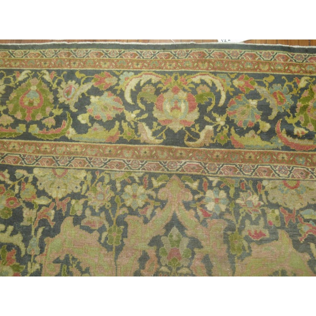 Textile 19th Century Ziegler Sultanabad - 12'2" x 14'8" For Sale - Image 7 of 13