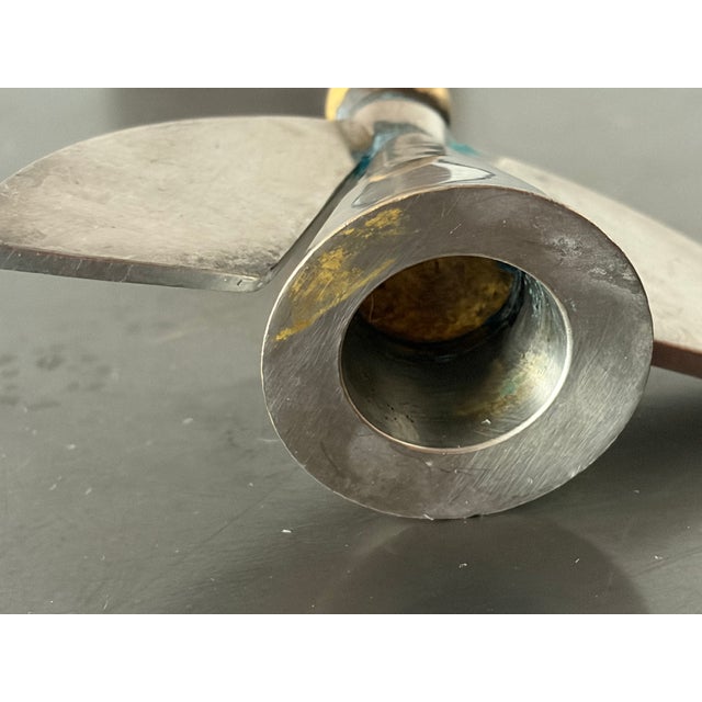Postmodern Sculptural Candleholder, 1980s For Sale - Image 11 of 16
