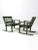 Green Vintage Kid's Wood Rocking Chair and Love Seat Set For Sale - Image 8 of 13