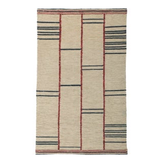 Swedish Inspired Kilim Rug, 03'00 X 04'10 For Sale