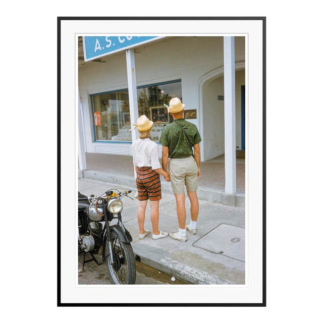 Toni Frissell 'Browsing in Bermuda' Archival Pigment Print Framed in Black For Sale
