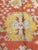 Antique Oushak Carpet, Oriental Rug, Handmade Rug Saffron, Light Blue and Coral For Sale - Image 4 of 18