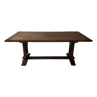 1960s French Richelieu Expandable Dining Table With Two Leaves, Made in France For Sale