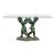 Contemporary Greco-Roman Style Bronze Double Cherub Dining Table Base For Sale