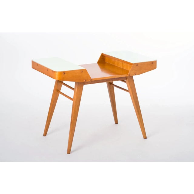 Wood Mid-Century Czech Side Table, 1960s For Sale - Image 7 of 7
