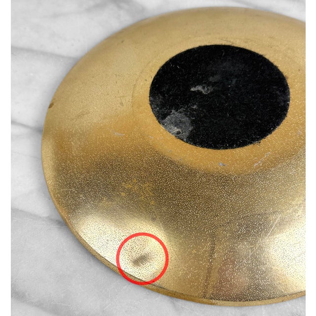 Mid-Century Jon Matin Mosaic Blue & Green Foil Glass Catchall Bowl For Sale - Image 10 of 11